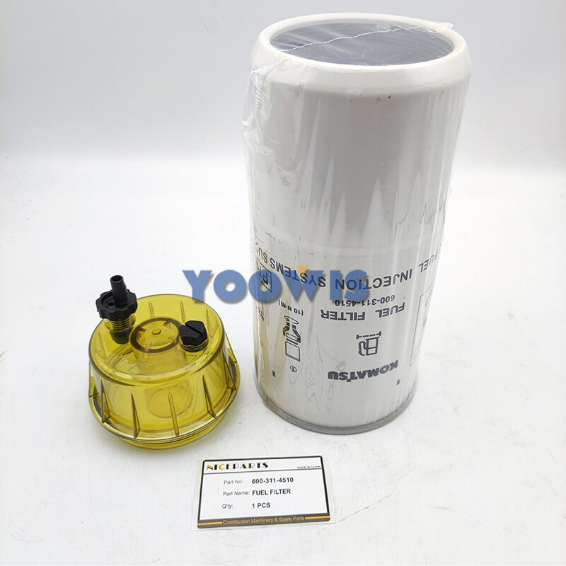 600-311-4510 Fuel Filter With Bowl Komatsu Excavator Parts
